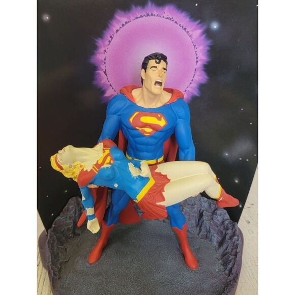 DC Direct crisis on infinite Earth Superman Supergirl collectible figure comics - Picture 11 of 16